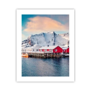 Plakat - Nordlig tilbagetrækning - 40x50 cm