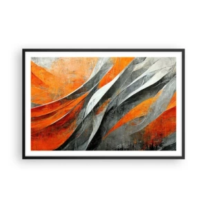 Plakat i sort ramme - Varme og kulde - 91x61 cm