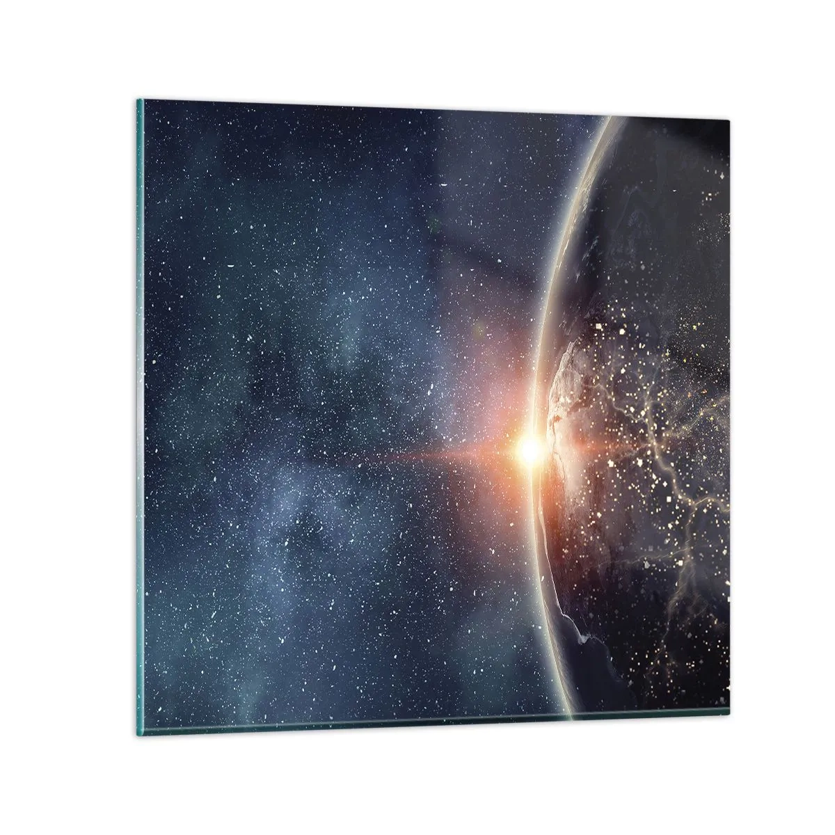 Billede på glas - I det nye perspektiv - 70x70 cm