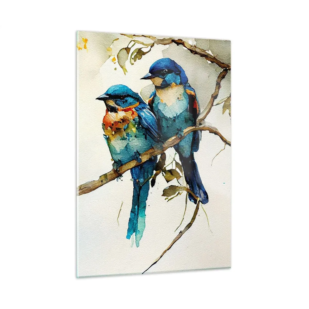 Billede på glas - Er han fornærmet? - 50x70 cm