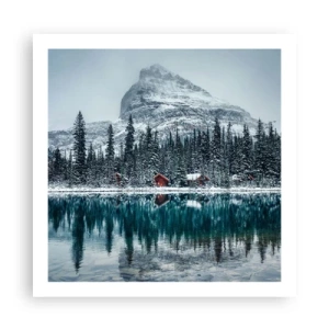 Plakat - En canadisk retræte - 60x60 cm