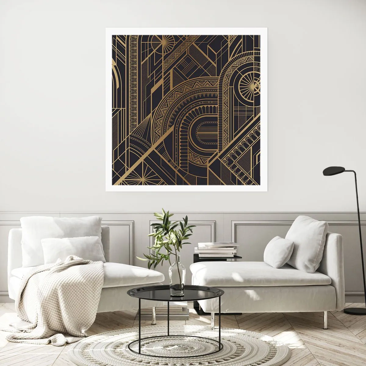 Plakat - Koncepter, idéer, planer - 60x60 cm