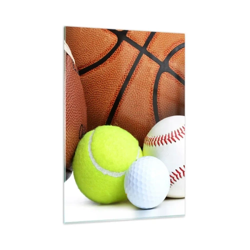 Billede på glas - Forbindelse med bolden! - 80x120 cm