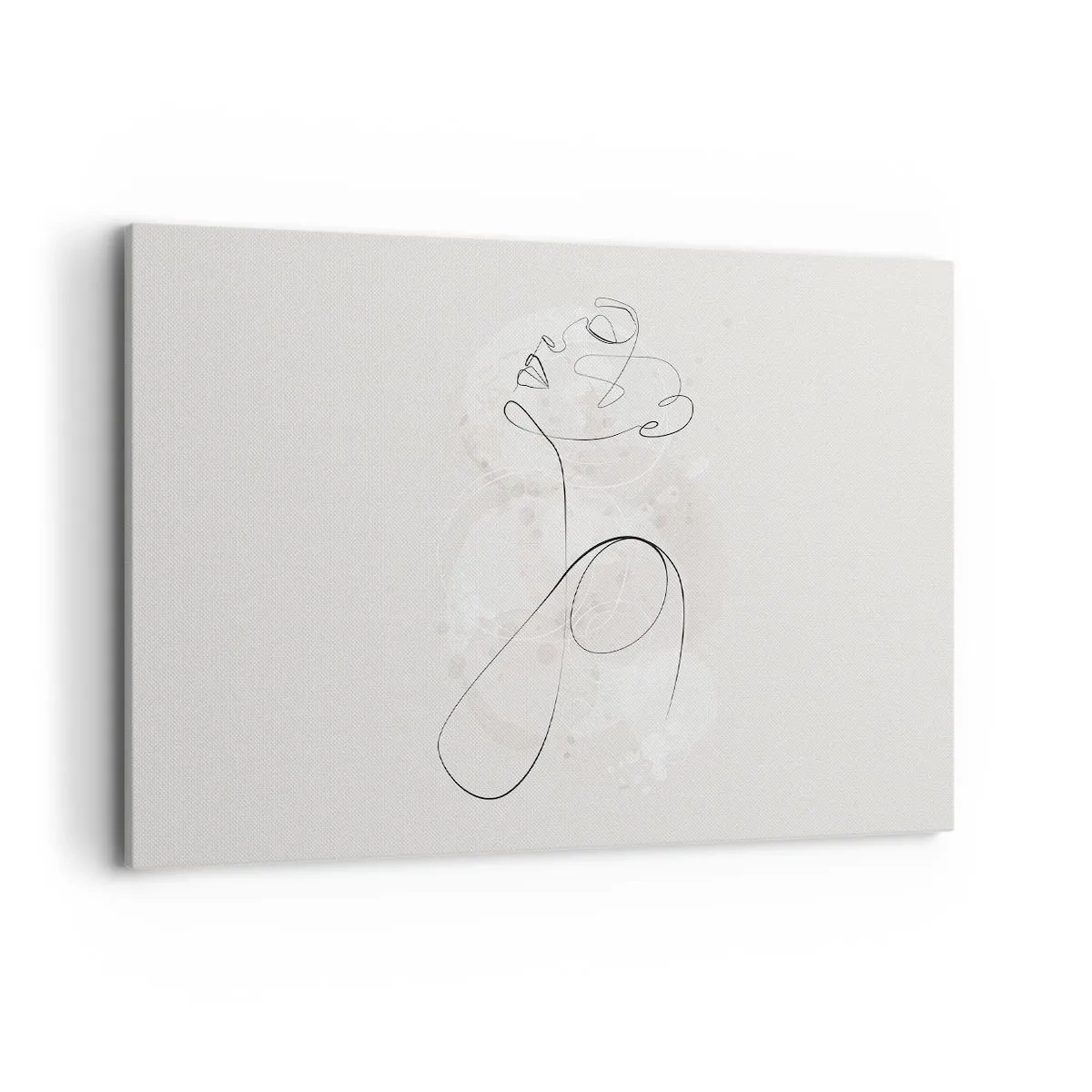 Lærredstryk - Billede på lærred - Spiralen af skønhed - 100x70 cm