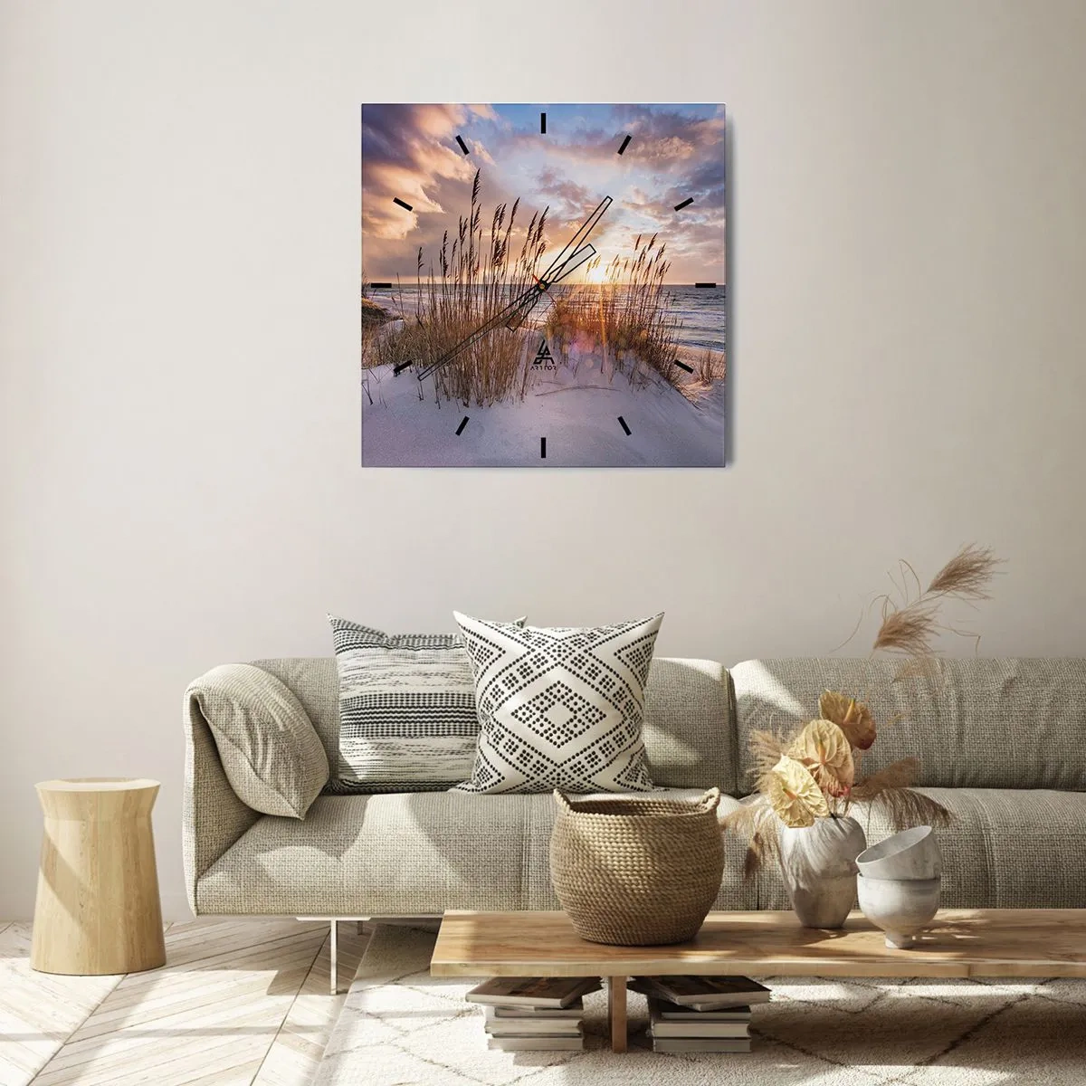 Vægur, Uret - Farvel til sol og vind - 30x30 cm