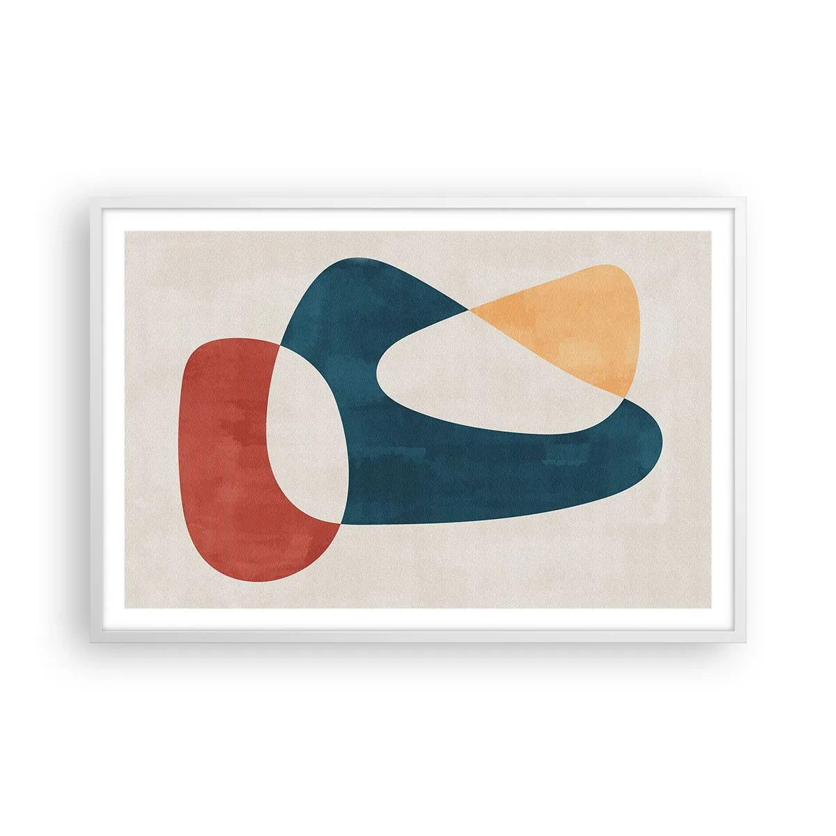 Plakat i hvid ramme - Påvirkninger og metamorfoser - 91x61 cm