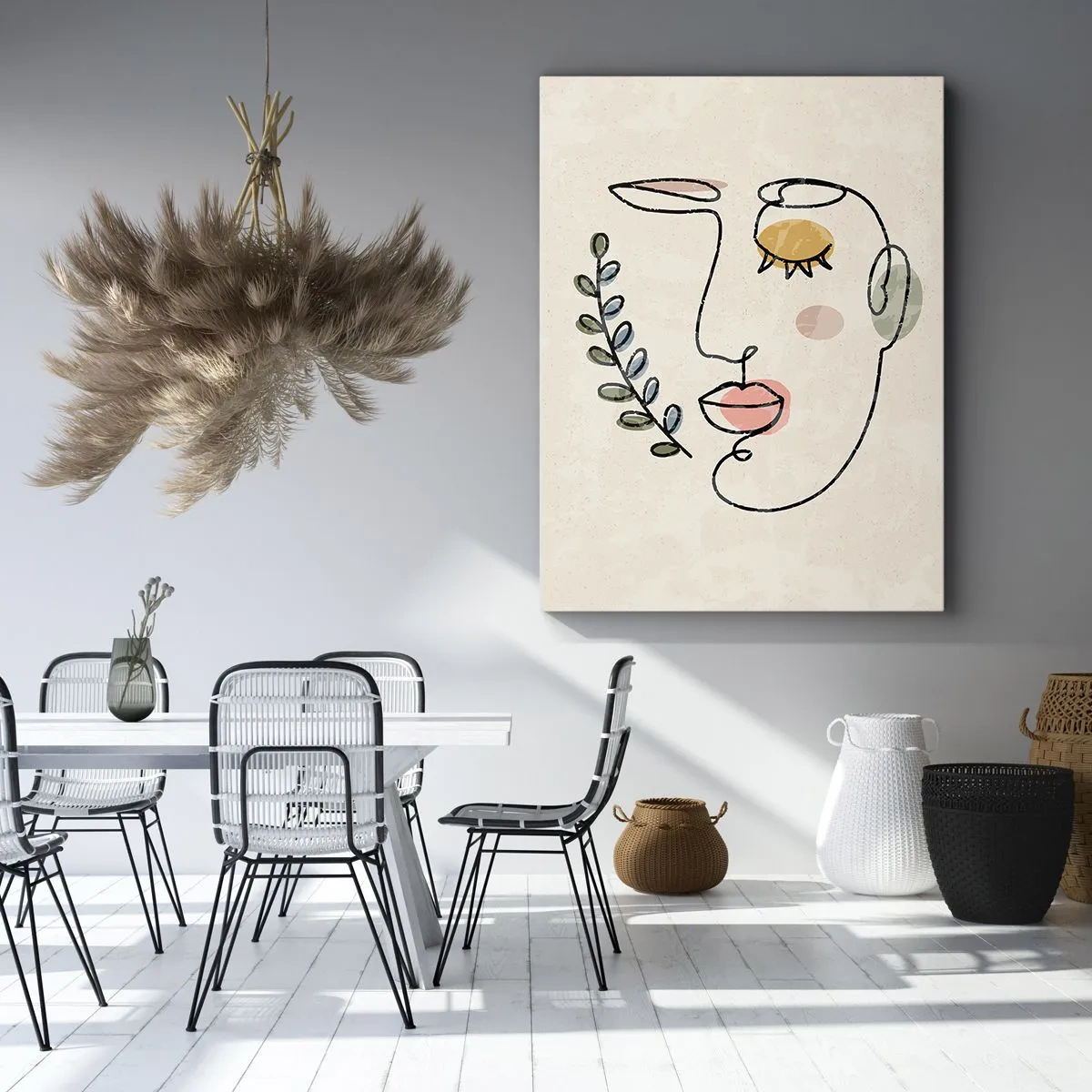 Lærredstryk - Billede på lærred - Ro fundet - 80x120 cm