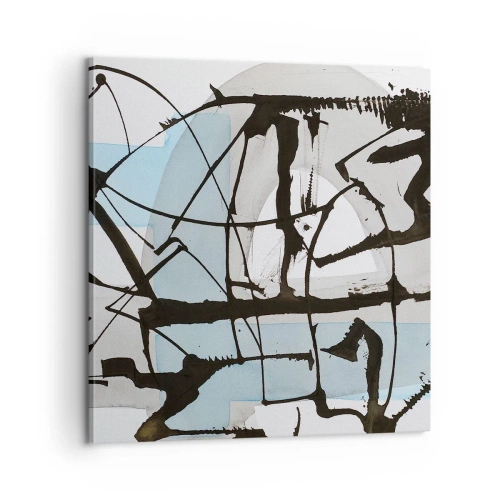 Lærredstryk - Billede på lærred - Ikke desto mindre blå - 60x60 cm