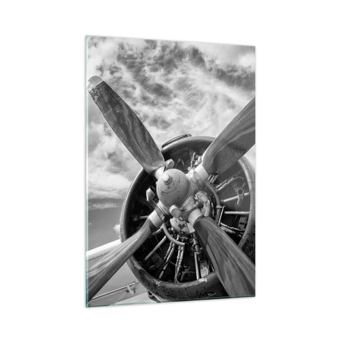 Billede på glas - Himmelens erobrer - 50x70 cm