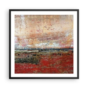 Plakat i sort ramme - Måske er det havet - 60x60 cm