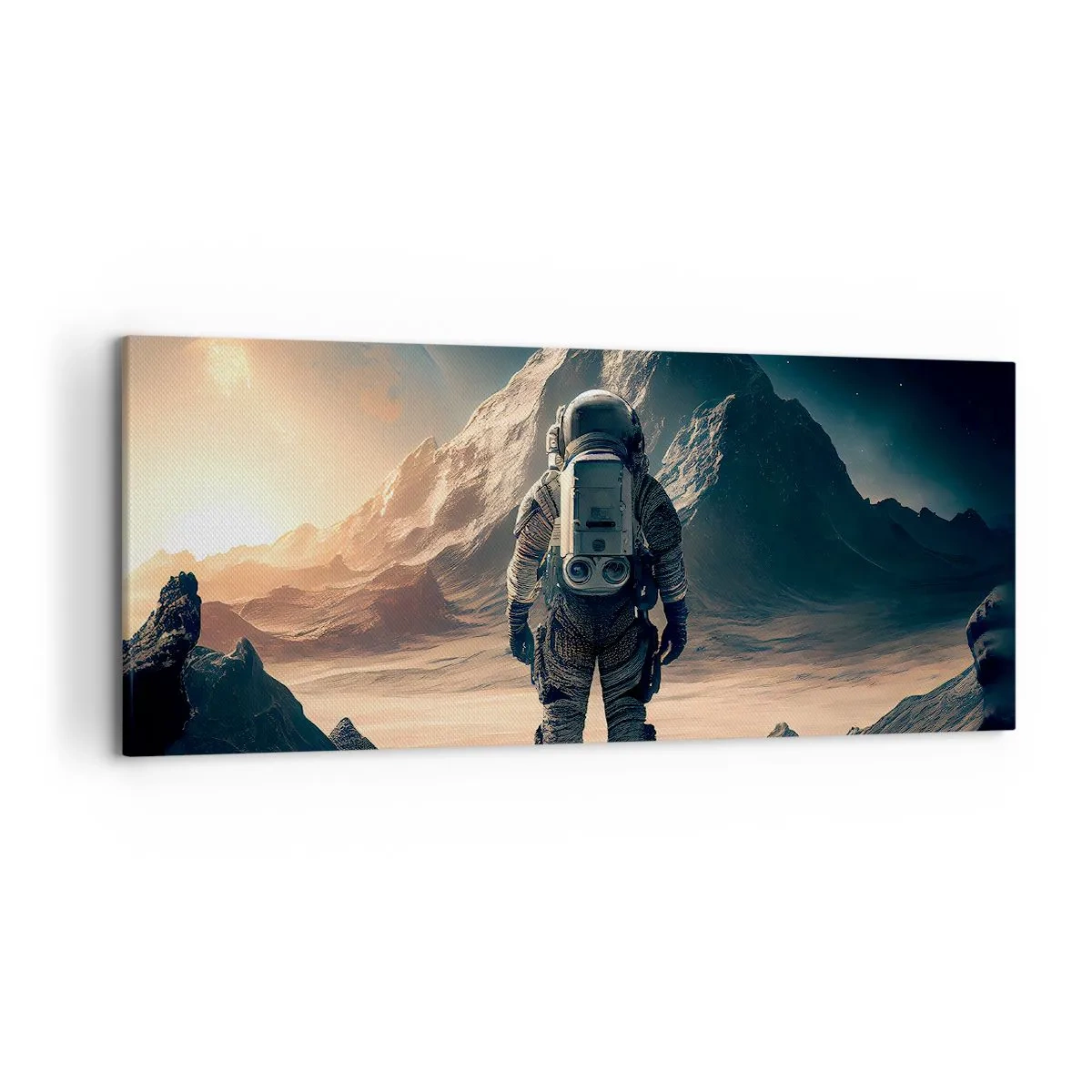 Lærredstryk - Billede på lærred - En ny udfordring - 120x50 cm