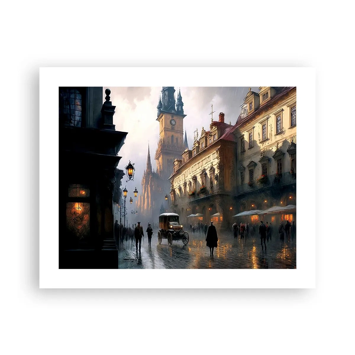 Plakat - Magien i en aften i Prag - 50x40 cm