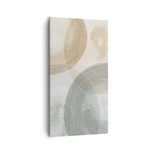 Lærredstryk - Billede på lærred - Gennemtrængning af verdener - 55x100 cm