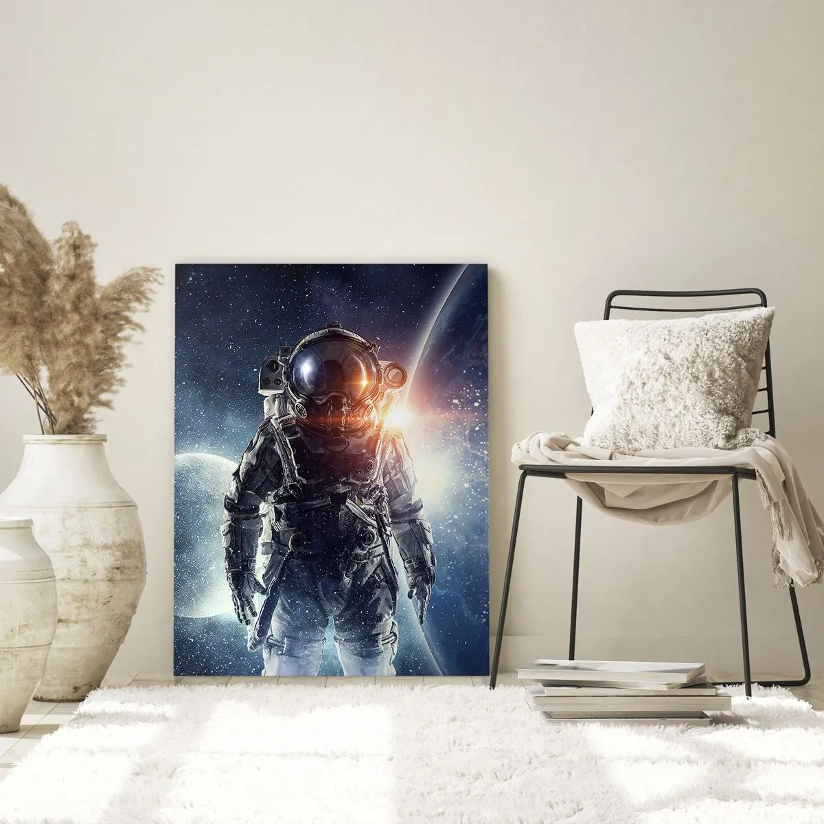 Billede på glas - Et kosmisk eventyr - 50x70 cm