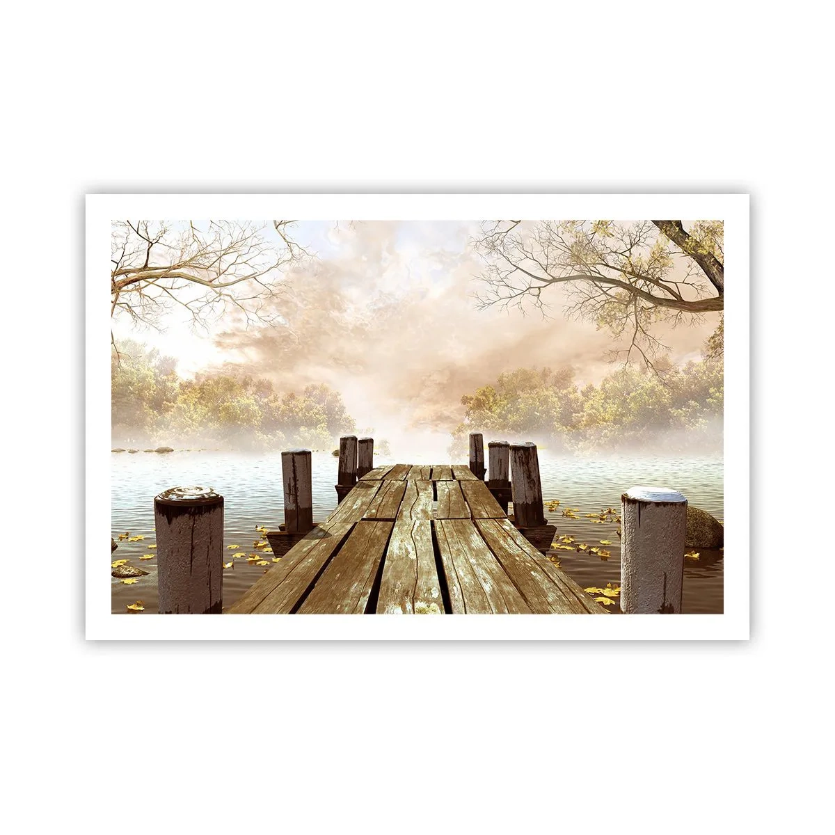 Plakat - Efterårets blide tristhed - 91x61 cm