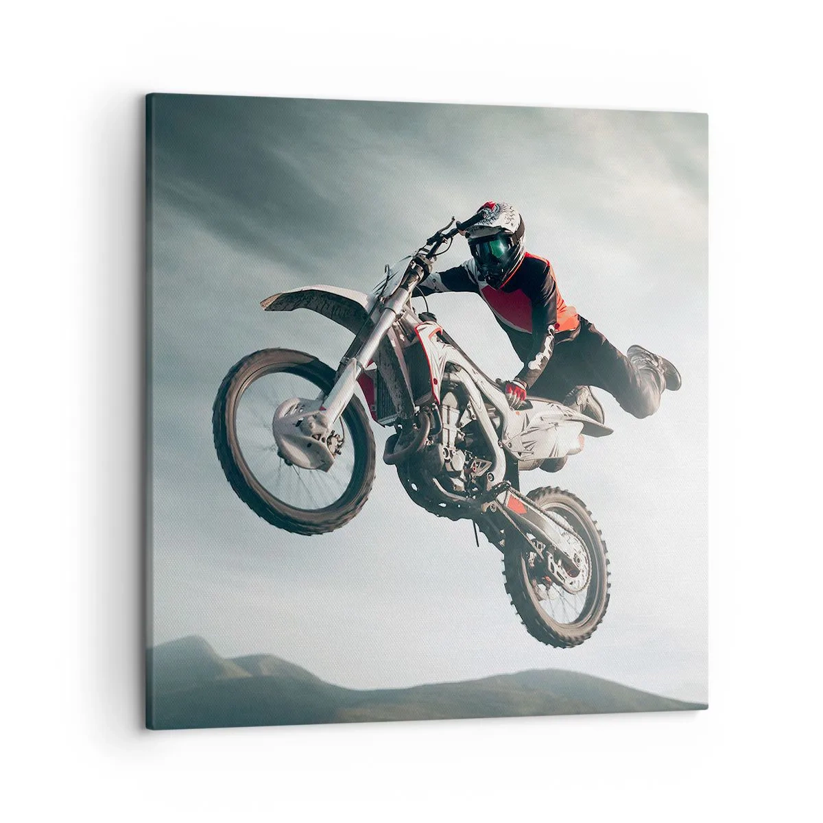 Lærredstryk - Billede på lærred - Ingen sjov uden risiko - 50x50 cm