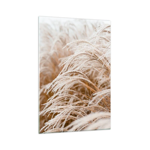 Billede på glas - Bøjer sig for efterårssolen - 70x100 cm