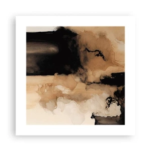 Plakat - En spændende abstraktion - 40x40 cm