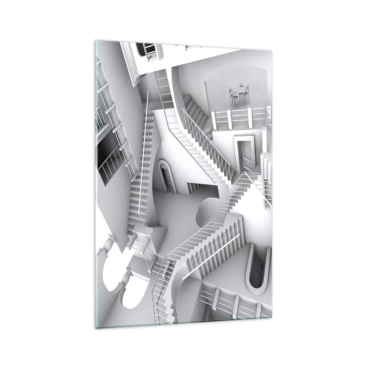Billede på glas - Rummets paradokser - 70x100 cm