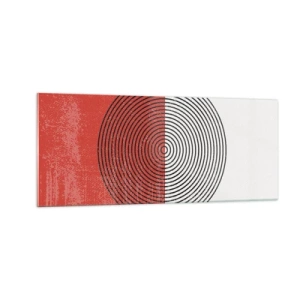 Billede på glas - Lige til sagen - 100x40 cm