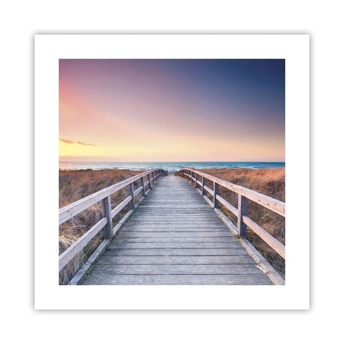 Plakat - Baltisk aften aura - 40x40 cm