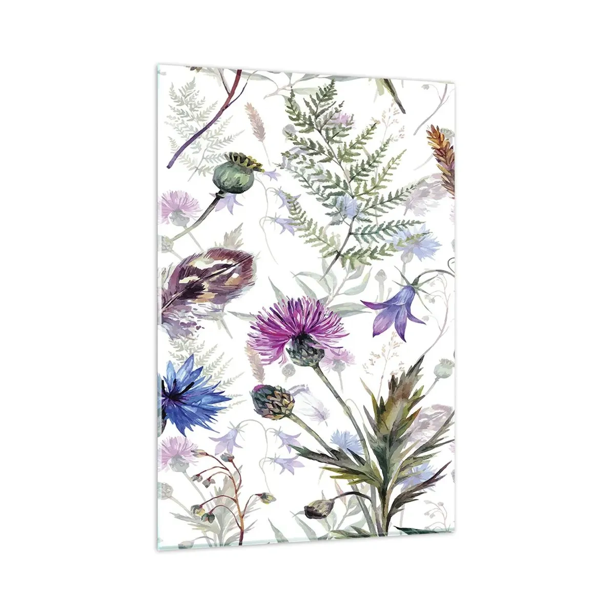 Billede på glas - Polsk herbarium - 80x120 cm