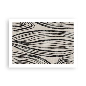Plakat - Et spild af linjer - 70x50 cm