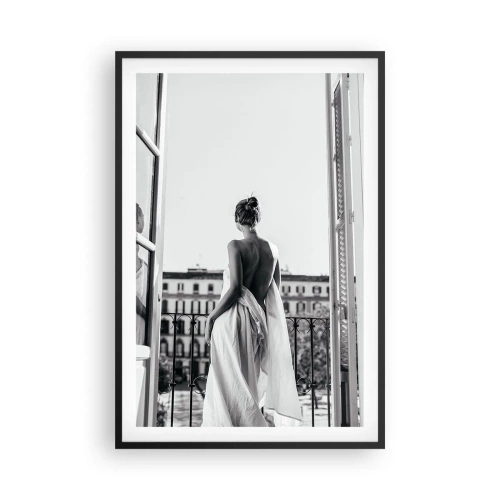 Plakat i sort ramme - Vækning af sanserne - 61x91 cm