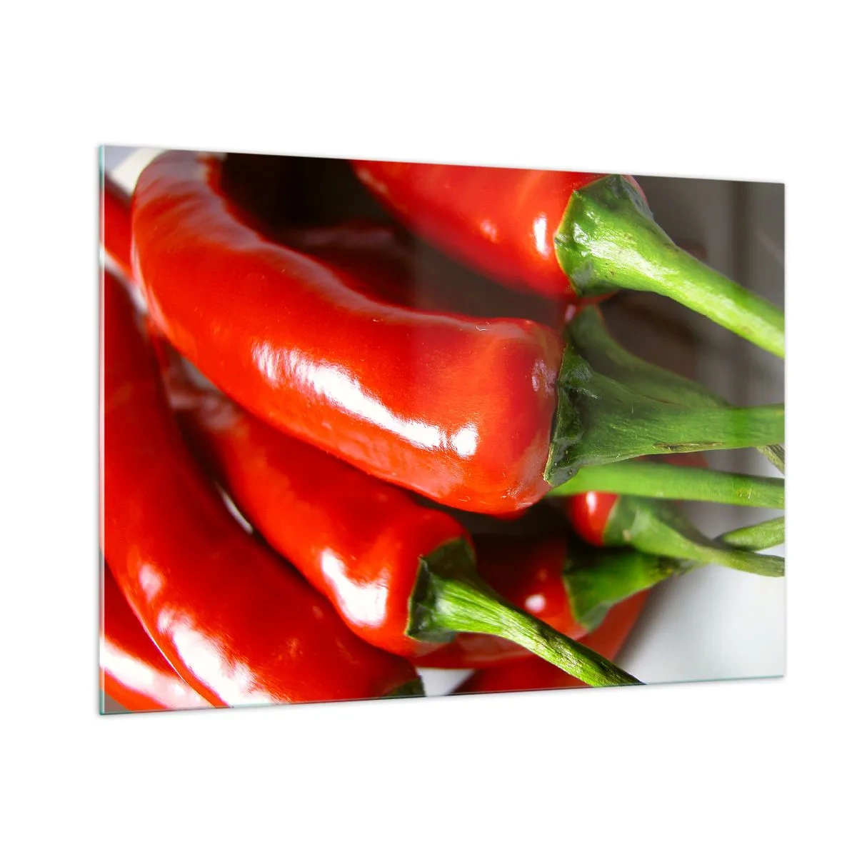 Billede på glas - Saftig, skinnende, glat - 100x70 cm