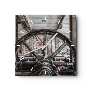 Vægur, Uret - Fabrikkens hemmelige liv - 30x30 cm