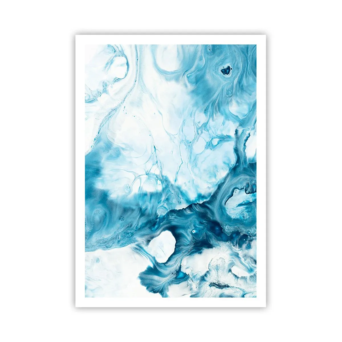 Plakat - Blå koncert - 70x100 cm