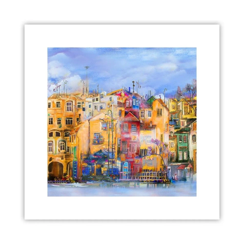 Plakat - Vi er sammen - 30x30 cm