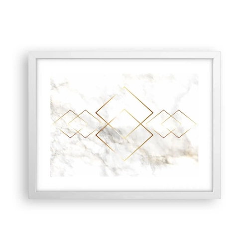 Plakat i hvid ramme - Udsigt til det uendelige - 40x30 cm