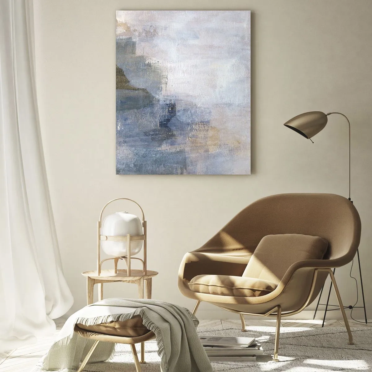 Billede på glas - Farvetoner og akkorder - 50x70 cm