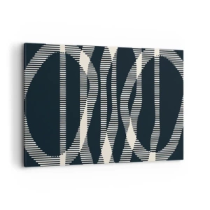 Lærredstryk - Billede på lærred - Forsøg på at bryde igennem mørket - 100x70 cm