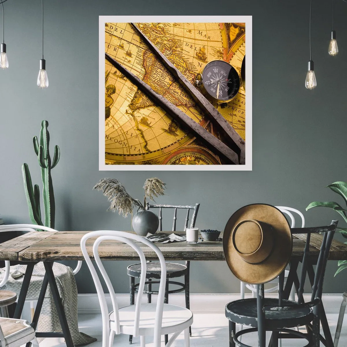 Plakat - Hvor er skattene? - 50x50 cm