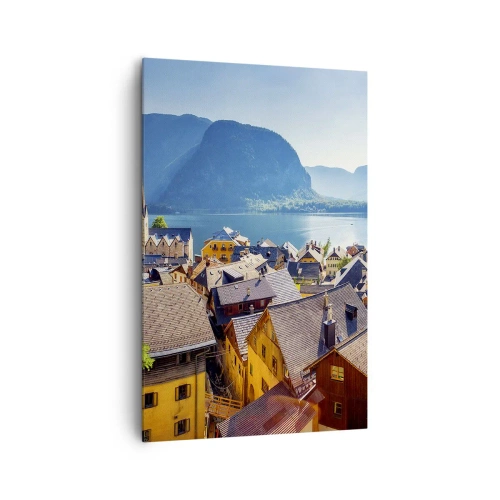 Lærredstryk - Billede på lærred - Det kunne ikke være mere malerisk - 80x120 cm