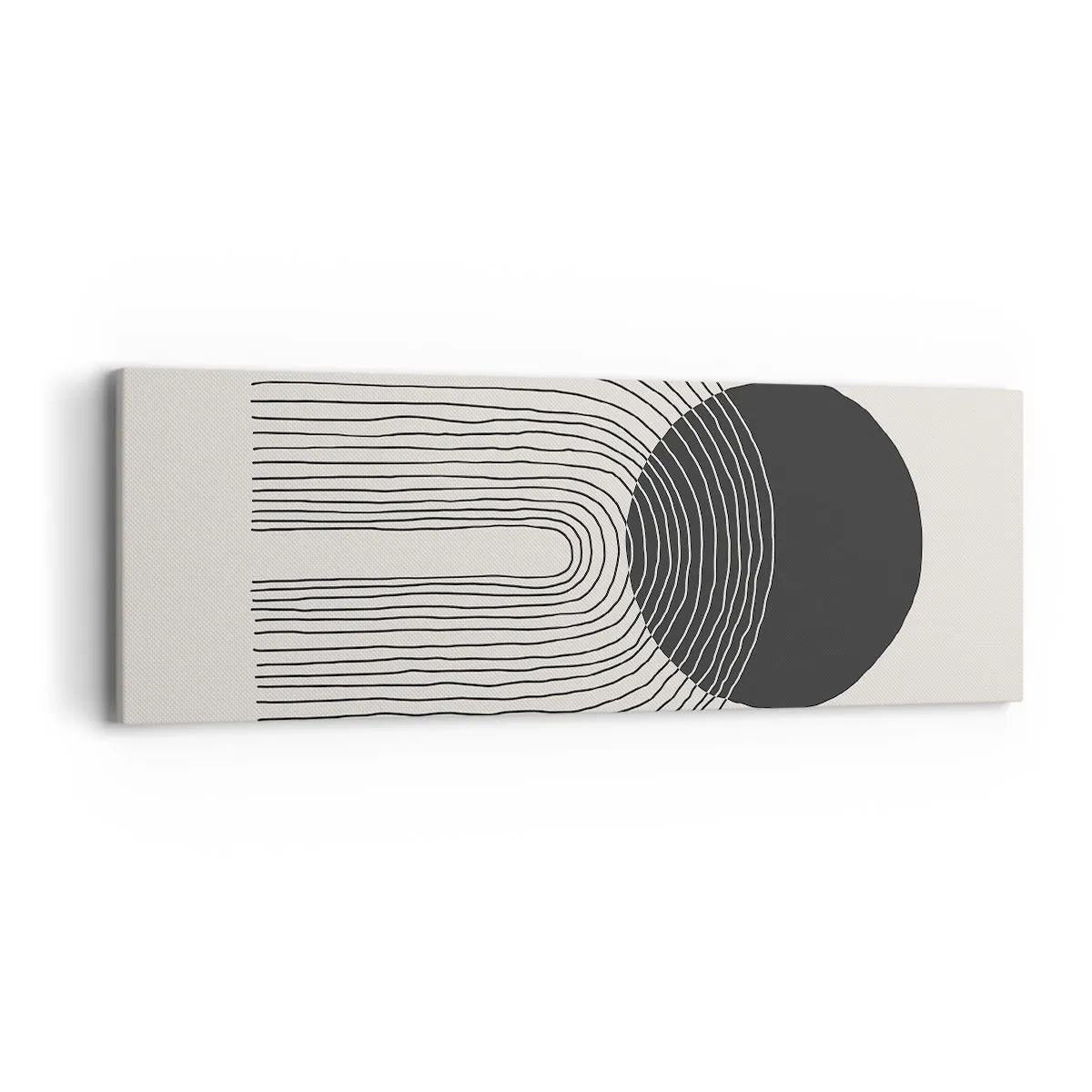 Lærredstryk - Billede på lærred - Rystende og selvsikker - 90x30 cm