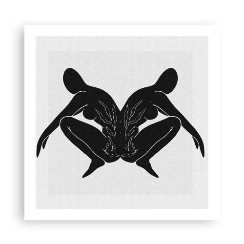 Plakat - En delt sjæl - 60x60 cm