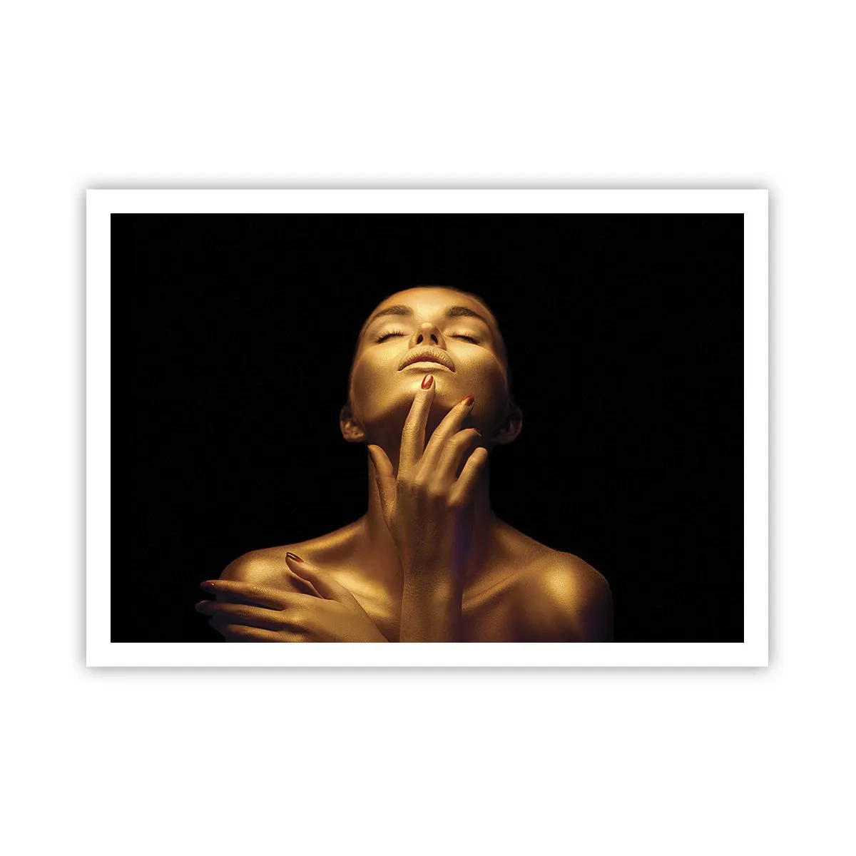 Plakat - Som gylden silke - 100x70 cm