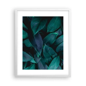 Plakat i hvid ramme - Grønt i sig selv - 40x50 cm