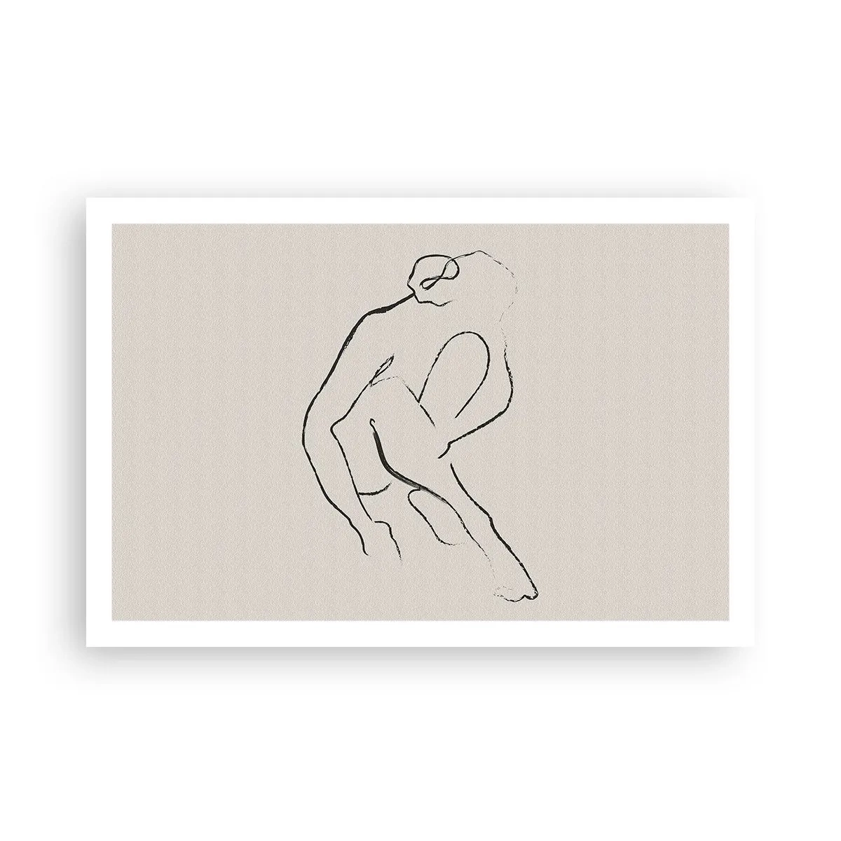 Plakat - Intim skitse - 91x61 cm