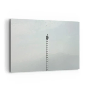 Lærredstryk - Billede på lærred - Stig yderligere - 120x80 cm