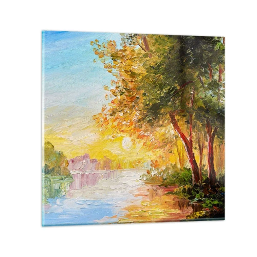 Billede på glas - Et in Arcadia ego - 30x30 cm