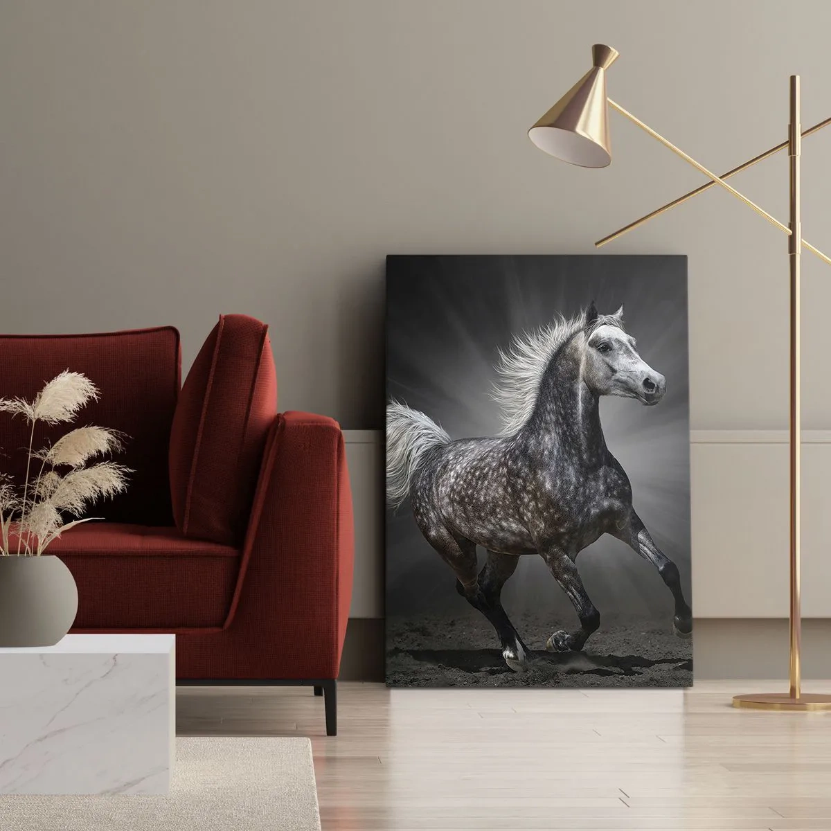 Lærredstryk - Billede på lærred - Gråt er smukt - 50x70 cm