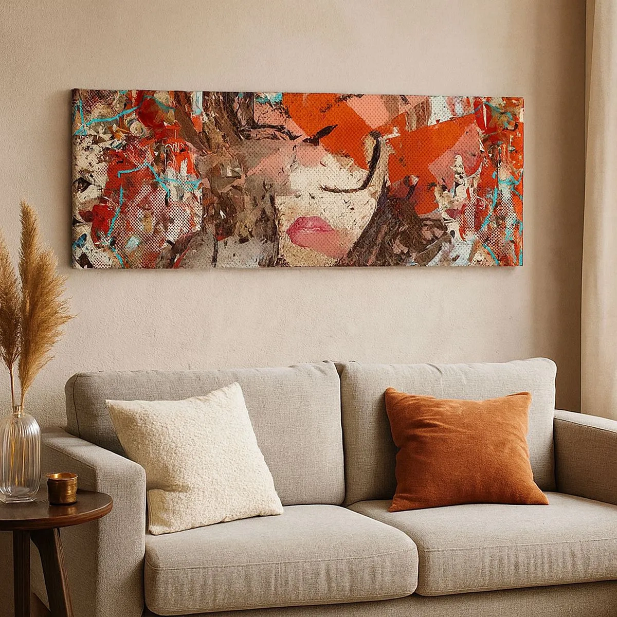 Lærredstryk - Billede på lærred - Ingen ved, hvordan du virkelig er - 100x40 cm