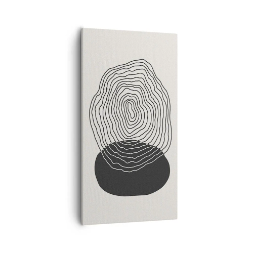 Lærredstryk - Billede på lærred - Varighed og vibration - 55x100 cm