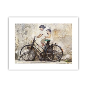 Plakat - Sandt eller falsk? - 40x30 cm