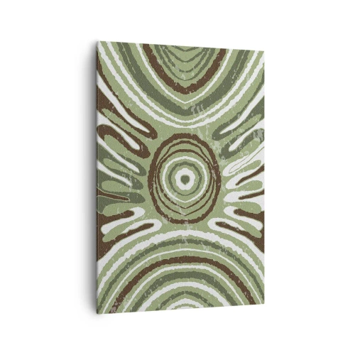 Lærredstryk - Billede på lærred - Eksplosion af følelser - 70x100 cm