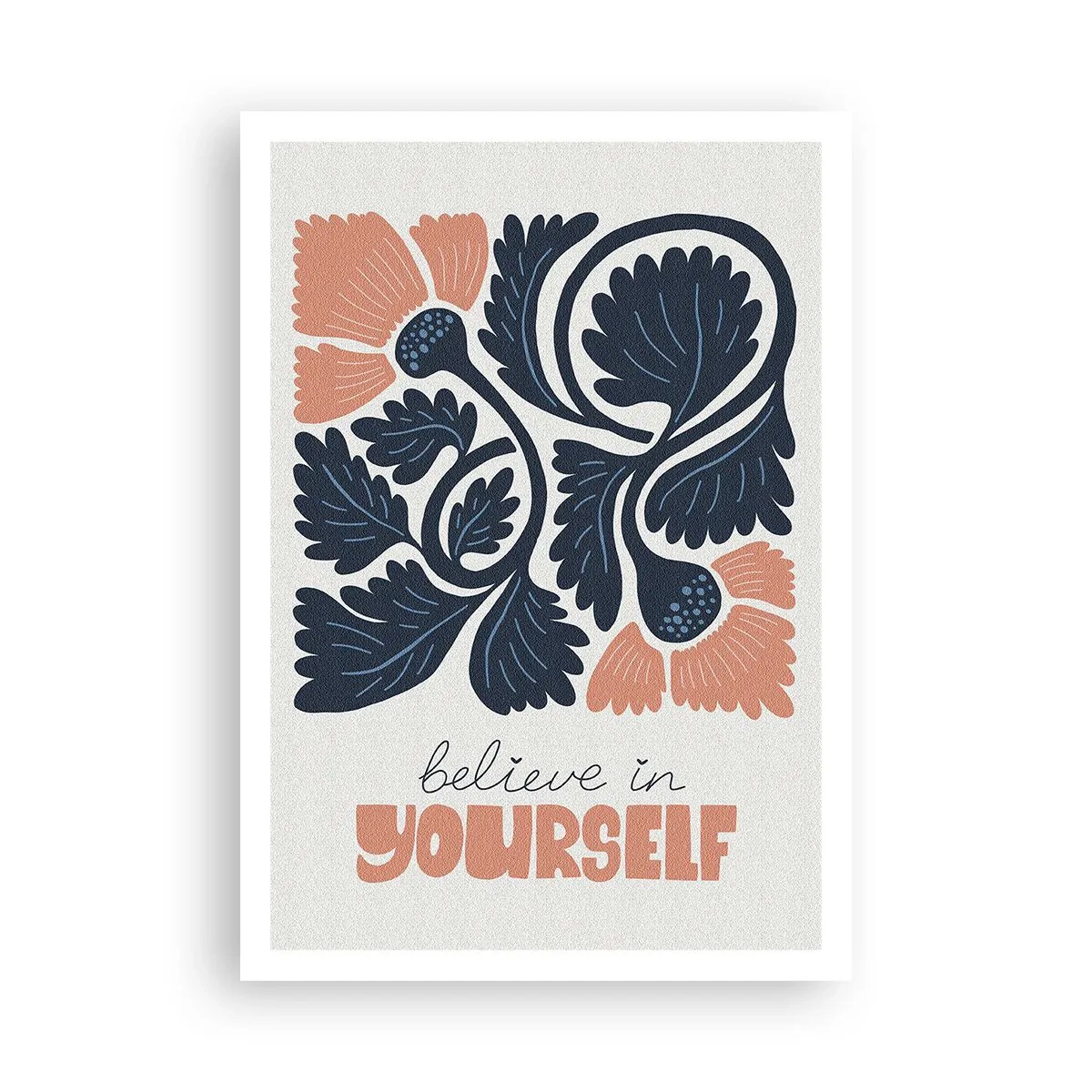 Plakat - Og du blomstrer - 70x100 cm